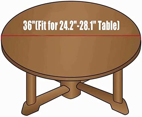 Miniatura 2 de Mantel redondo ajustable con protector elástico de bandera estadounidense del 4 de julio, mantel impermeable a prueba de aceite, mantel de 40