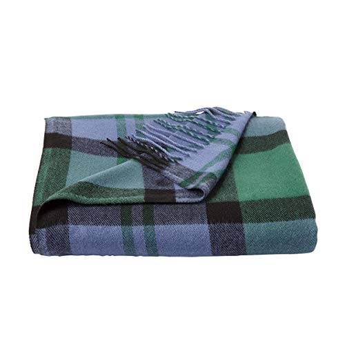 Lavish Home Evergreen Plaid Soft Blanket-Oversized, Luxuriously Fluffy, Vintage-Look And Cashmere-Like Woven Acrylic-Breathable And Stylish Throws #TOP7