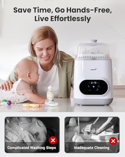 image for Grownsy EaseClean Bottle Washer Pro | All-in-One Bottle Washer and Ste