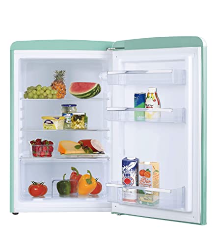 Amica VKS 15623-1 M Retro Kühlschrank in Fresh Mint