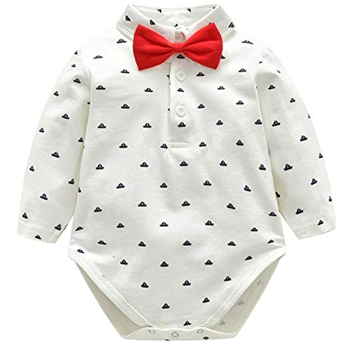 Famuka Baby Boy 3 Piece Formal Outfit Suit With Bows Waistcoat Gentleman Tuxedo thumb #2