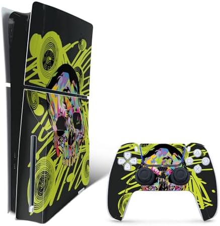 MightySkins Skin Compatible with PlayStation 5 Slim Disk Edition Bundle - Remains | Protective, Durable, and Unique Vinyl Decal wrap Cover | Easy to Apply | Made in The USA image 4