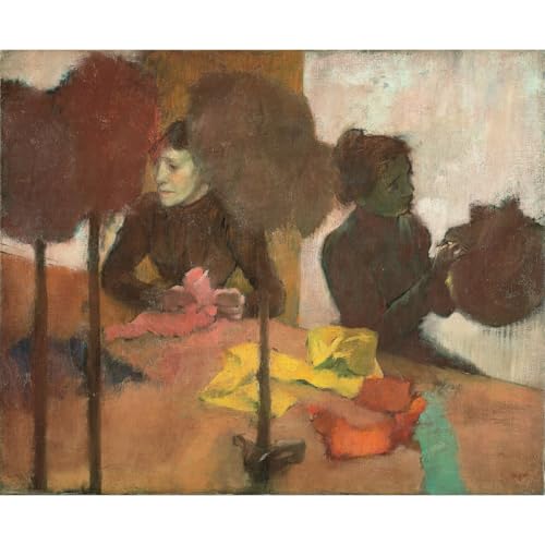 Toile roulée Degas The Milliners grand format affiche tableau salon