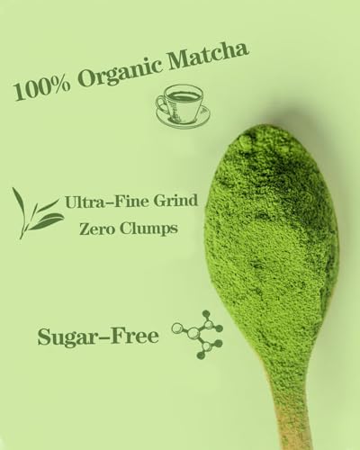 Té Matcha Orgánico Premium 1.06 onzas miniatura 2