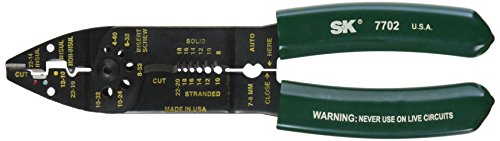 SK Hand Tool 7702 Up-Front Cutter/Stripper