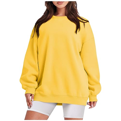 Warehouse Deal Damen Sweatshirt Oversize Sweatshirt Damen Einfarbig...