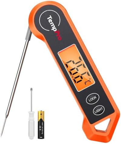 TempPro TP19H Digital Meat Thermometer, Food Thermometer, Tempera...