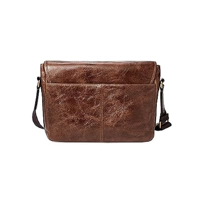 Fossil Leather or Fabric Courier Messenger Bag for Men