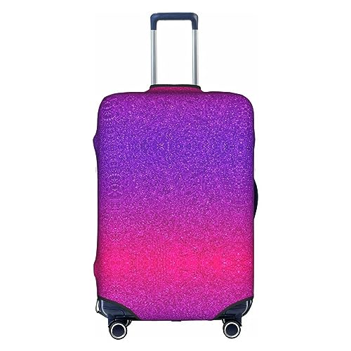 Housse valise polyester blanche haut de gamme à paillettes M