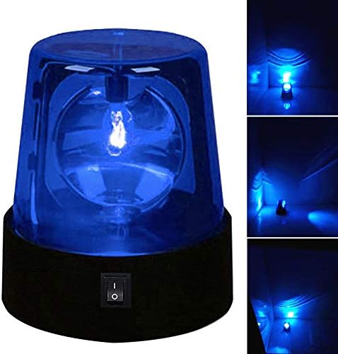 Tongdejing LED Strobe Light, Disco Party Rotating Lamp DJ Flashing Stage Lights Police Car Siren Strobe Light with Switch Control for DJ Show Bar
