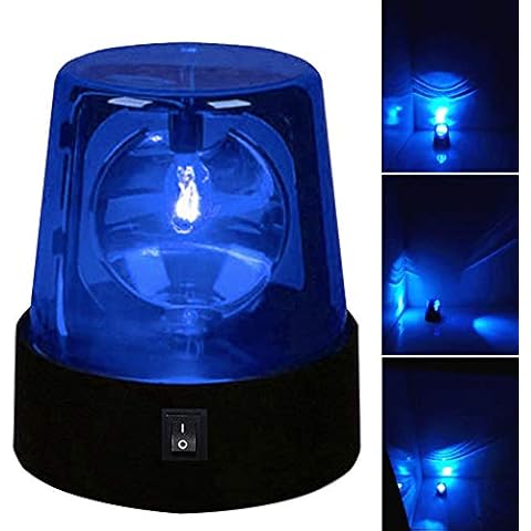 Tongdejing LED Strobe Light, Disco Party Rotating Lamp DJ Flashing Stage Lights Police Car Siren Strobe Light with Switch Control for DJ Show Bar Cover