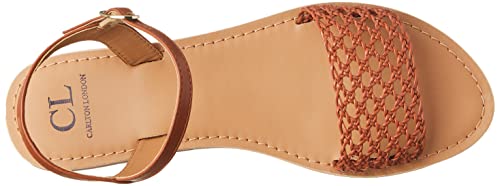 Image of Carlton London Womens Cll-7405-a Flat Sandal