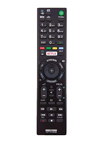 Image of Compatible with Universal Sony Bravia Tv Remote RMT-TX200P, RMT-TX201P, RMT-TX202P, Your Old Remote Must BE Exact Same
