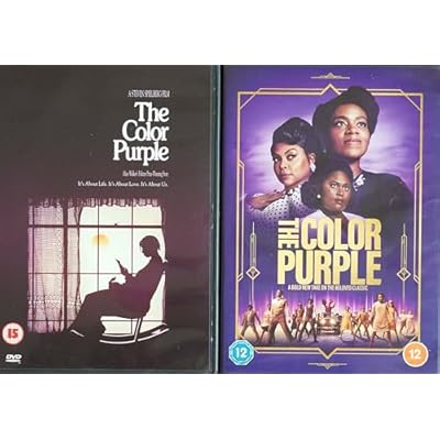 THE COLOR PURPLE 1-2 COMPLETE COLLECTION / 1. THE COLOR PURPLE ( 1985 STEVEN SPIELBERG ) / 2. THE COLOR PURPLE ( 2024 REMAKE ) = ULTIMATE 2x DVD UK SET