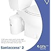 SFA SANIFLO - Saniaccess 2 - Half-Bath Macerating Pump - Quietest Pump On The Market - Hardened Stainless Steel - Compact Design - Certified CSA (IPC/NSPC), IAPMO (UPC) - Made In France
