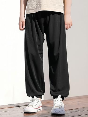 Enfants Chéris Toddler Summer Pants Baggy Girls Joggers Boys Slacks 3-12 Years2