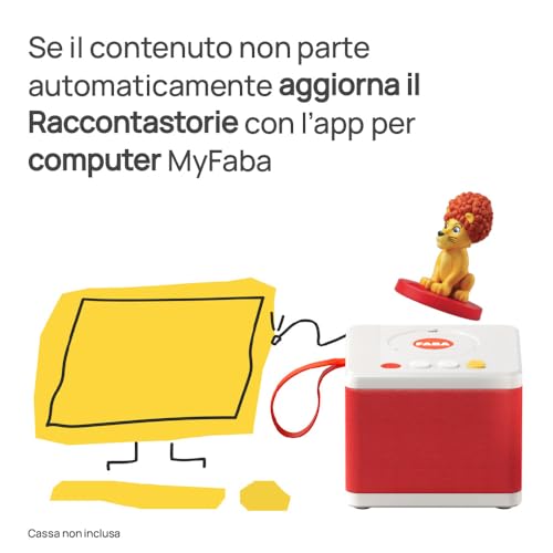 Faba Personaggio Sonoro – Unico Come Leo – Storie E Fiabe Sonore Per Bambini E Bambine 3-5 Anni - Ascoltabile Con Faba Raccontastorie E Faba+, Gioco Educativo Versione Italiana - 2