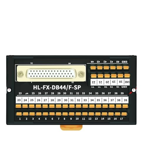 Module de distribution à ressort DB44 mâle pour montage rail DIN armoire électrique