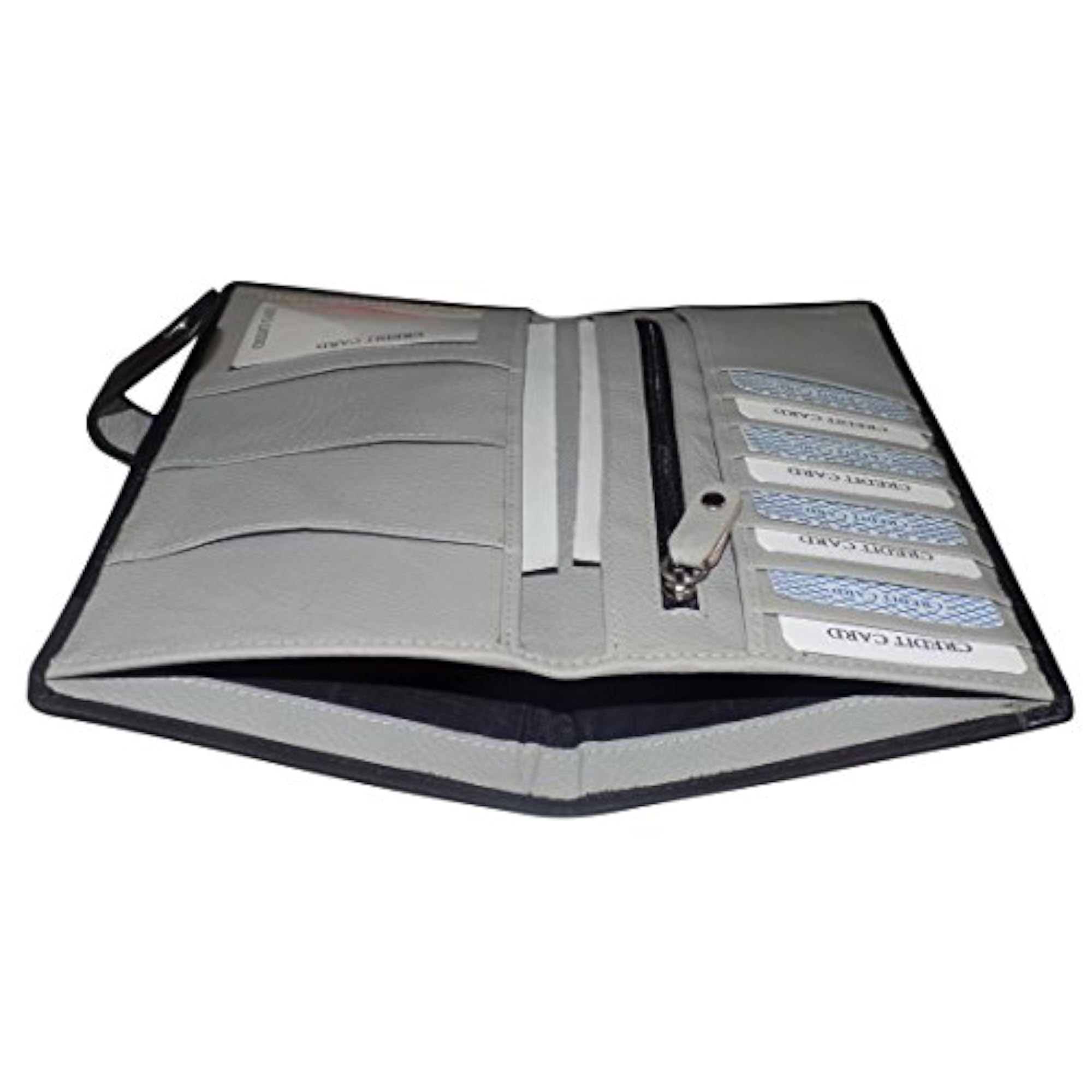 Style98 Leather Travel Passport Cum Long Wallet