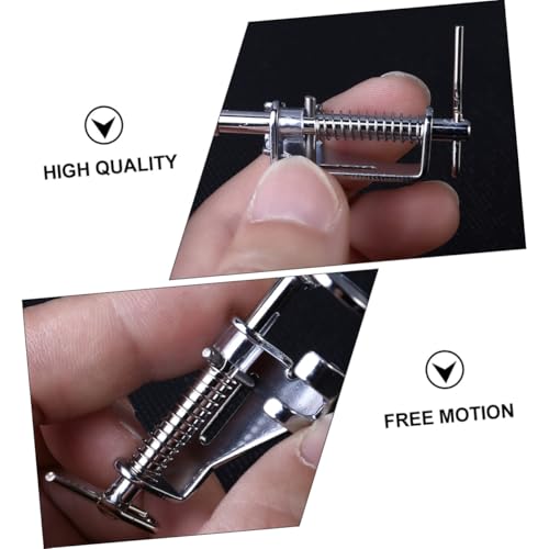 Juego 3 Piezas Pie Prensatelas Máquina de Coser Metal miniatura 3
