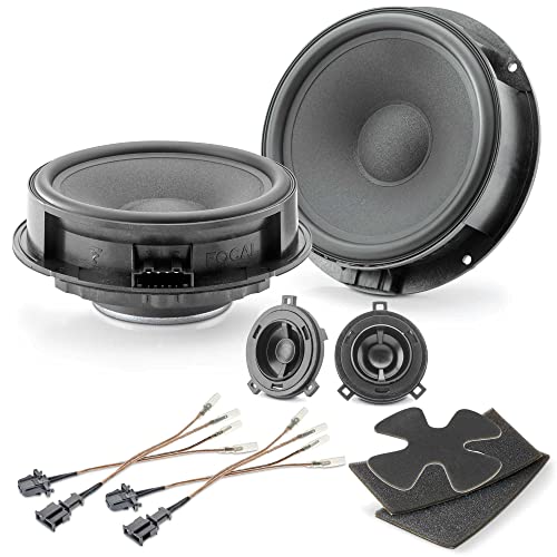 Focal is 165 VW 2-Way Component Kit Compatible with Select Volkswagen Vehicles, RMS: 60W - MAX: 120W