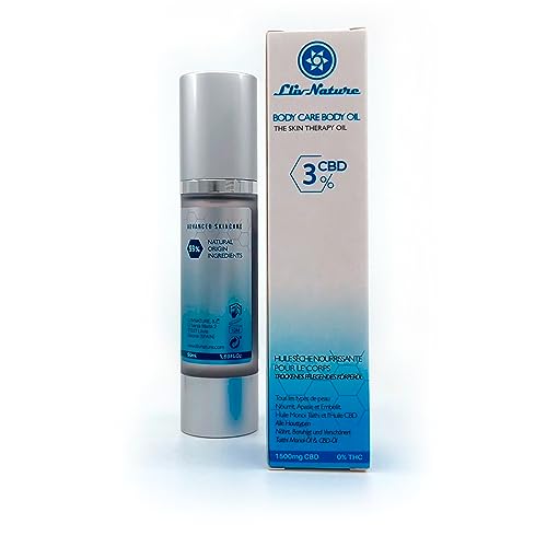 Aceite Corporal Seco Premium de 50ml con Alta Concentración 1500mg CBD e Ingredientes Naturales 3