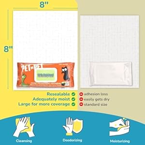   PET-N-PET-Dog-Grooming-Wipes-100-Plant-Based-Unscented-Pet-Wipes-Cleaning-Deodorizing-for-Dogs-100-Counts