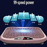 Vibration Plate Exercise Machines for Home Fitness Training Whole Body Workout Equipment Vibration Fitness Platform with Magnet and Remote Control for Weight Loss Fitness Equipment - Image 5