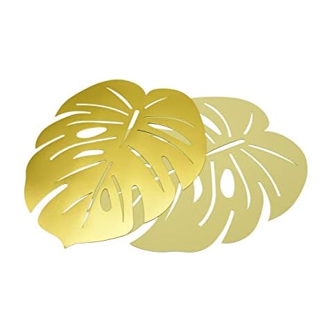 Gold Palm Leaf Place Mats Cover