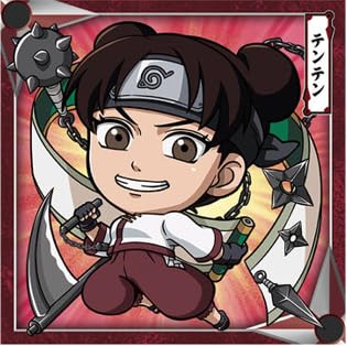 にふぉるめーしょん NARUTO-ナルト- 疾風伝 忍界シールウエハース [9.テンテン（ノーマル）]