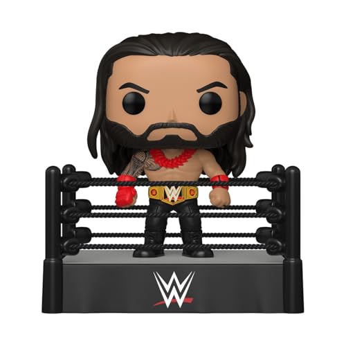 WWE Figurine POP! Deluxe Roman Reigns in Ring 9 cm - vue 3