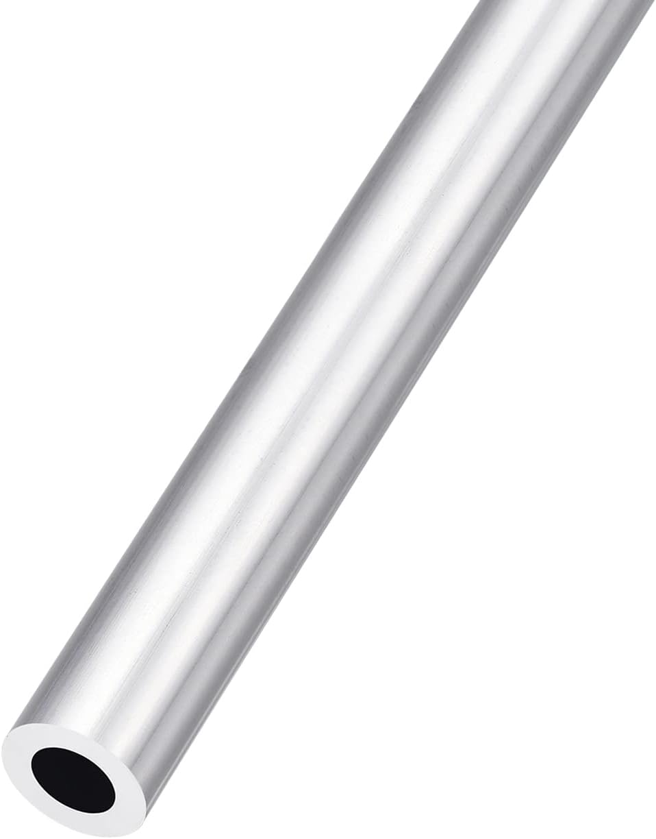 METALLIXITY 6063 Aluminum Tube (13mm OD x 7mm ID x 300mm L), Aluminum Round Tubing - for Home Furnishing, Machinery, DIY Handicraft