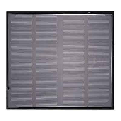 ZJchao 6V 2W Portable Polycrystalline Solar Panel - Efficient Battery for Outdoor Devices