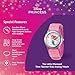Disney Little Mermaid Watch for Girls Age 4–7 Featuring Ariel Standing Pose and Logo Dial – Gift for Fans of Animated Magic, Sea Life, and Princess Fashion – Pink Fabric Strap with Velcro Closure