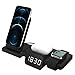 Produktbild Wireless Charging Station 4 in 1 Wireless Charger Dock for Applees Watch Series AirPods with Dimmable Time Display Charging Stand for iPhone 12 11 11 Pro 11 Pro