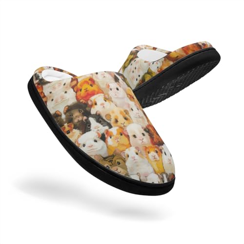 Pantoufles cochon d'inde antidérapantes pour hôtel et spa - 4
