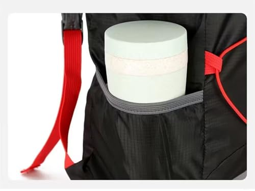 Mochila plegable ultraligera para exteriores negra miniatura 3