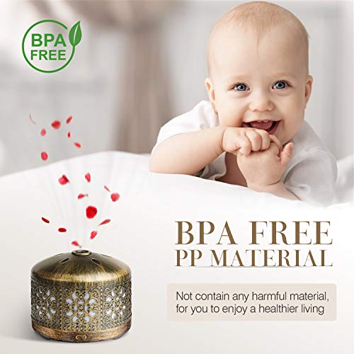 Mini Cordless Essential Oil Diffuser, Wireless Metal Diffusers for Essential Oils, Portable Aromatherapy Diffuser with Battery Operated & USB Charge, Diffuser for Car, Bedroom, Bathroom - Image 6