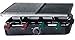 Produktbild Raclette Grill QUIGG Elektrishes Raclette 1400 Watt Edelstahl heizschlange Beideseitig verwendbare Grillplatte