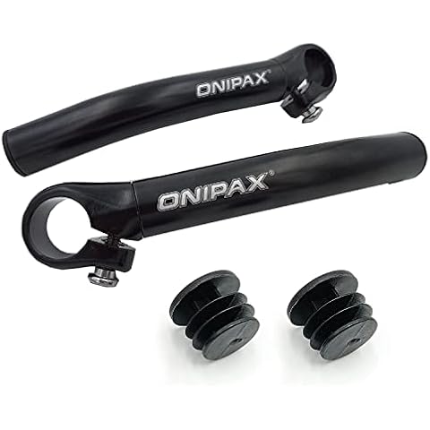 ONIPAX 1 Pair Bicycle Bar Ends Black Cover