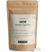 Cupplement | MSM 60 Comprimés | MSM Préparations | Poudre de la plus Haute Qualité | 500 MG par c...