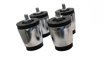 Stainless Steel LPG gas Stove Legs with Inner Stainless Steel Nut-bolt, Anti Slip Legs Set of 4