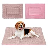 【Doux et confortable】 : le coussin pour chien à double usage est fabriqué en peluche douce, respirante et douce pour la peau. Remplis de beaucoup de coton à l'intérieur, les tapis pour chien doux et confortables offriront à votre chien un sommeil de bonne qualité.