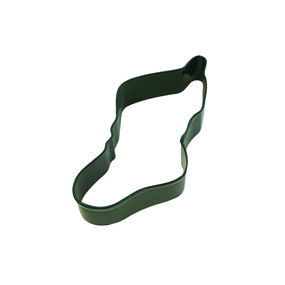 Creative Party K1135/G Christmas Stocking - Cortador de galletas (1 unidad, acero, verde