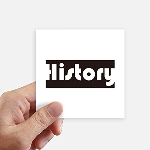 Autocollant carré Histoire Noire pour masquer les rayures de valise