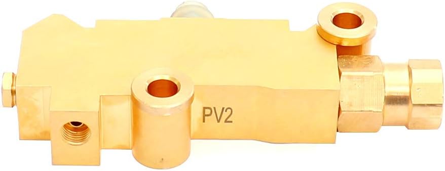 PV2 172-1353 Brass Proportioning Valve Disc/Drum Front Drum Rear Brake, Combination-Proportioning Valve Compatible with GM Street Rod Classic Car Truck