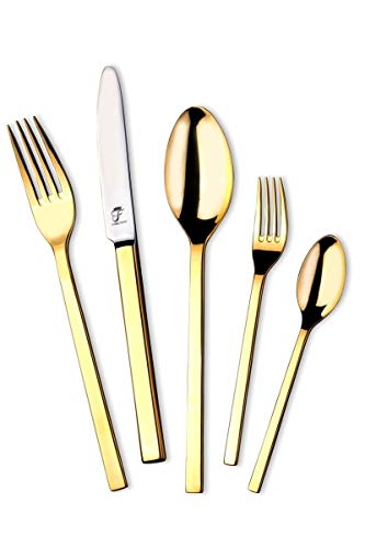Stella Fürst Solingen - Cubertería (68 piezas), color dorado