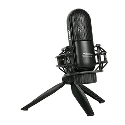 Sgpro Multipurpose Condenser Microphone With Superior Large Diaphragm Mic Capsule And Full Metal For Live Recording Of Vocal, Acoustic Musical Instruments (X7 | Xlr 24 Mm Diaphragm) #TOP30