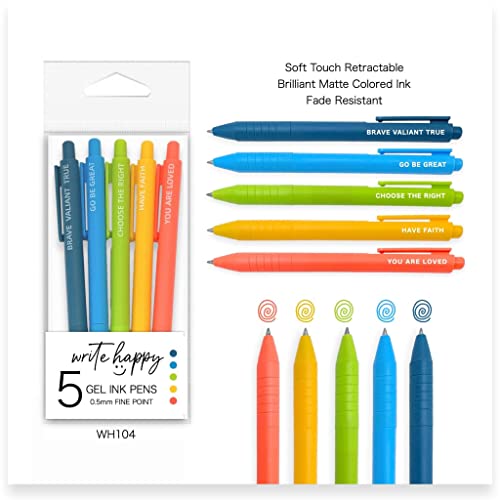 Set de 5 bolígrafos gel Doodle Beads Write Happy miniatura 2