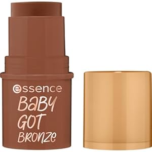 essence baby got bronze bronzing stick, Konturstift, Nr. 40, Braun, natürlich, strahlend frisch, vegan, ohne Konservierungsstoffe, ohne Parabene, ohne Mikroplastikpartikel, 1er Pack (5.5g)